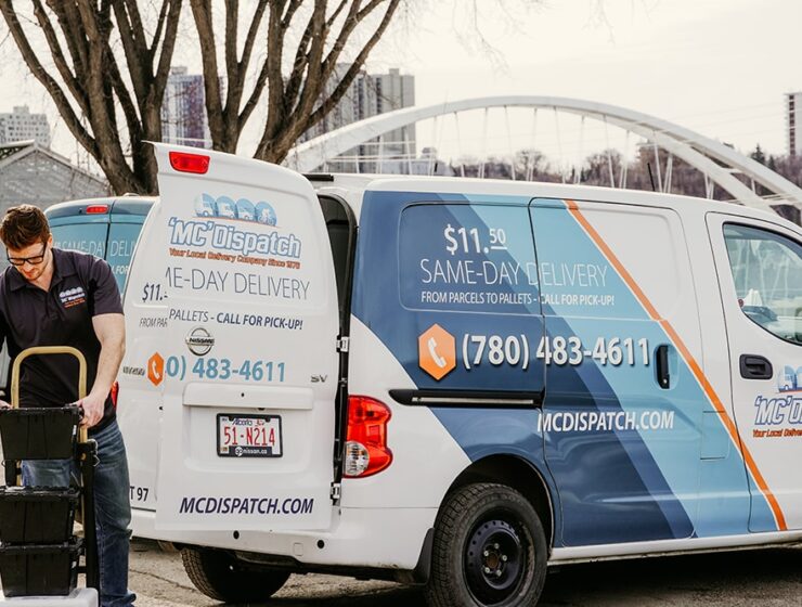 MC Dispatch same-day courier service in Edmonton